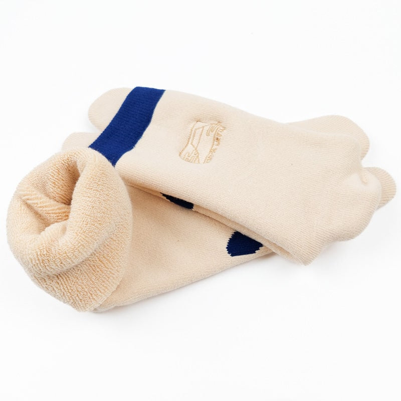 Japanische Socken Flip-Flops - Beige EU 37-42