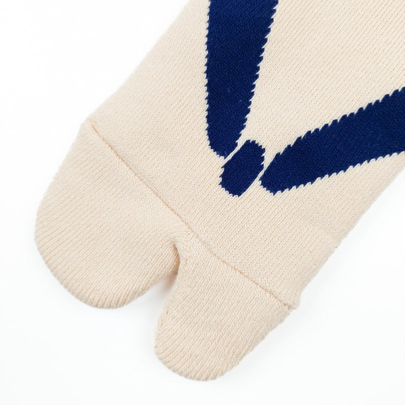Japanische Socken Flip-Flops - Beige EU 37-42