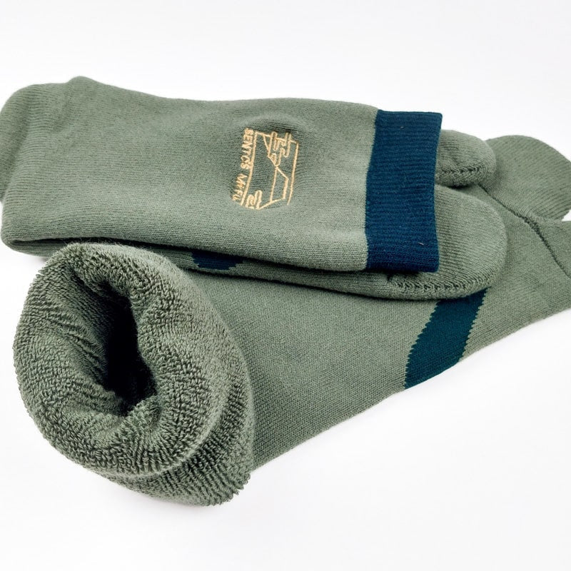 Japanische Socken Flip-Flops - Grün EU 37-42