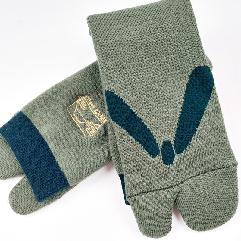 Japanische Socken Flip-Flops - Grün EU 37-42