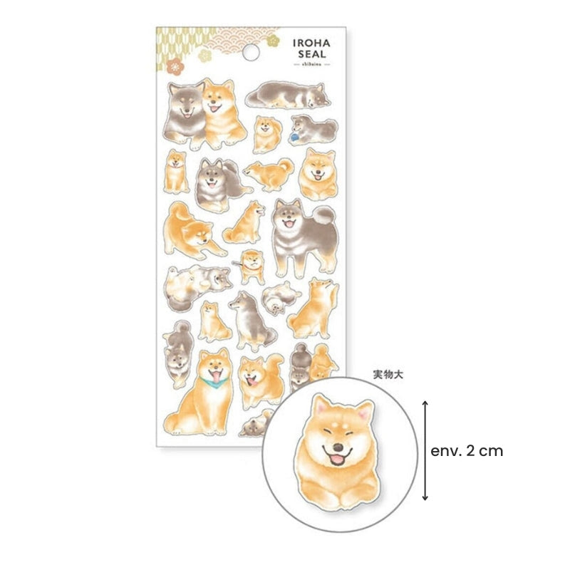 Japanische Sticker - Shiba Inu