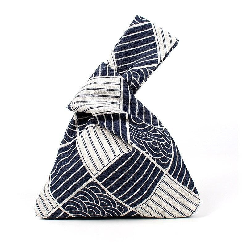 Japanische Tasche mit Damier-Print