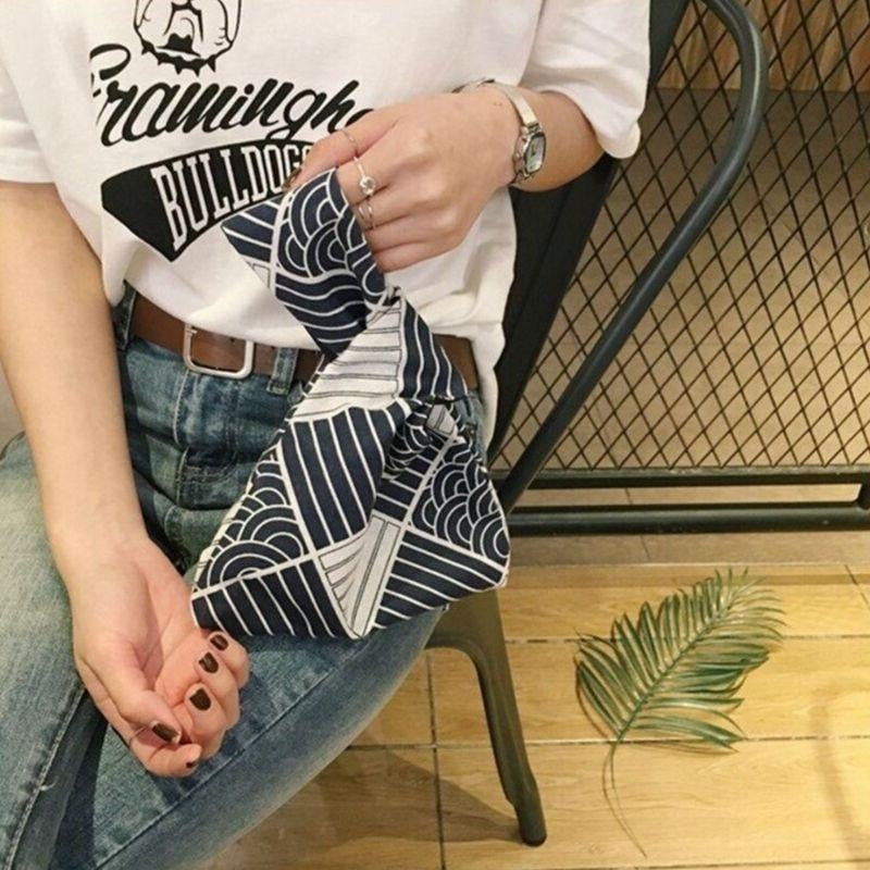 Japanische Tasche mit Damier-Print