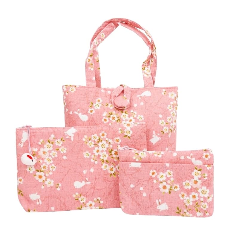 Japanische Tasche - Usagi Sakura Rosa
