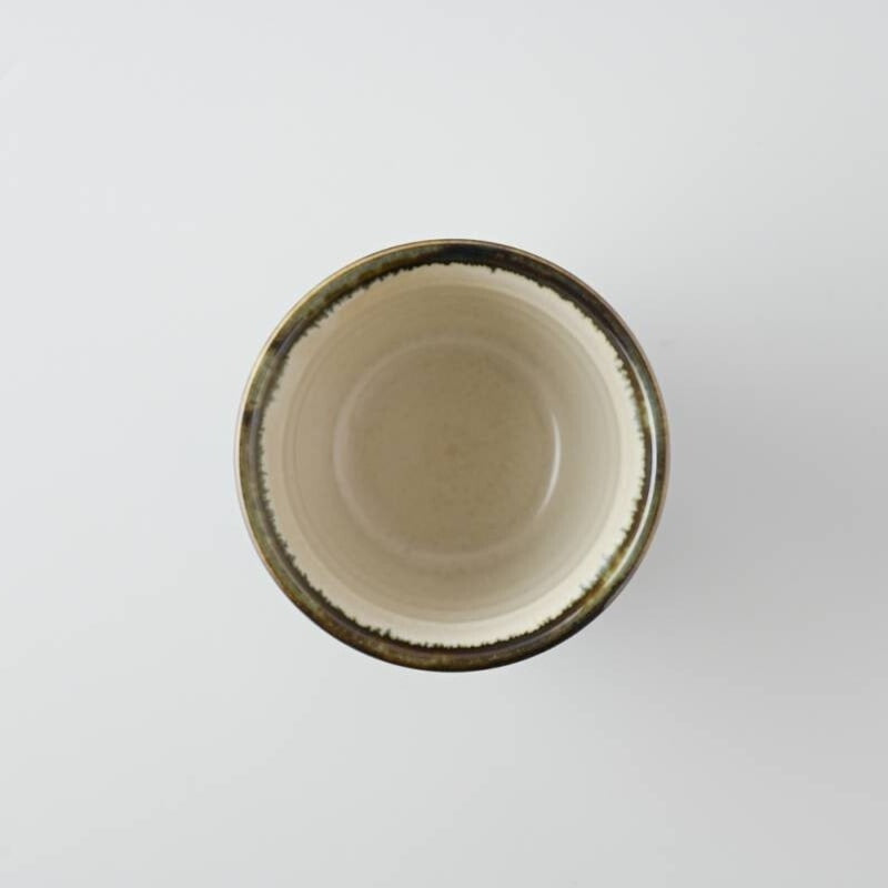 Japanische Tasse - Hakeme Braun