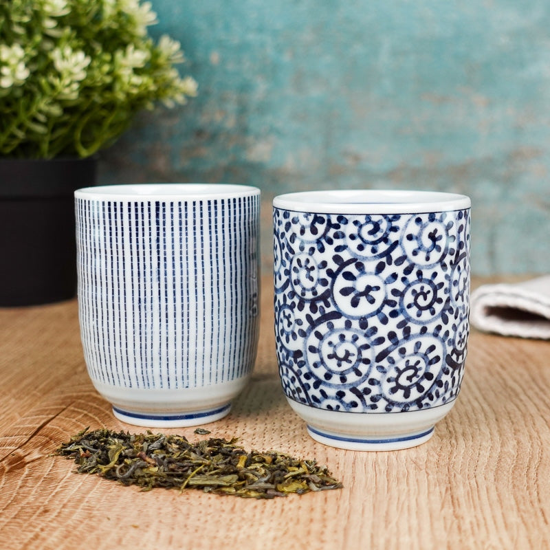 Japanische Tasse Yunomi Grafik