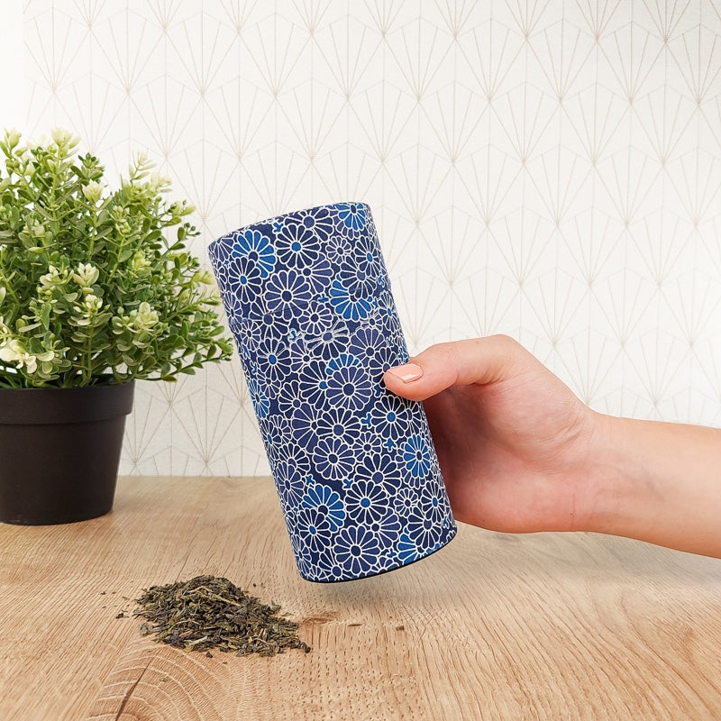 Japanische Teedose Kiku