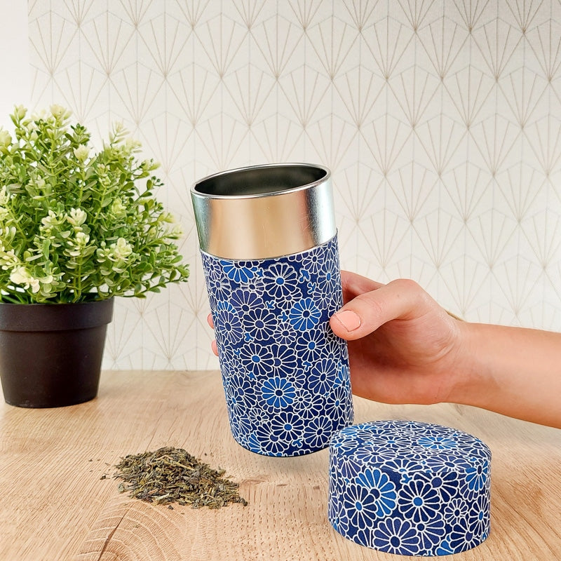 Japanische Teedose Kiku