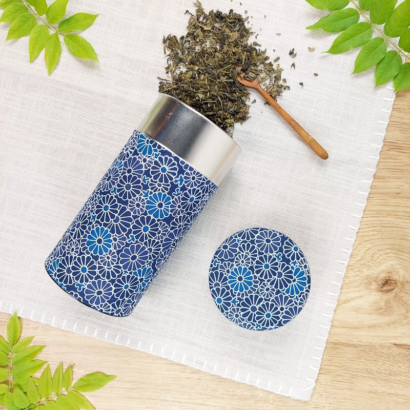 Japanische Teedose Kiku