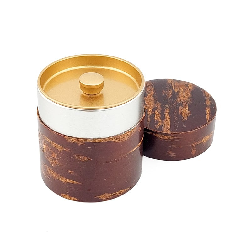 Japanische Teedose - Kirschbaum Rinde
