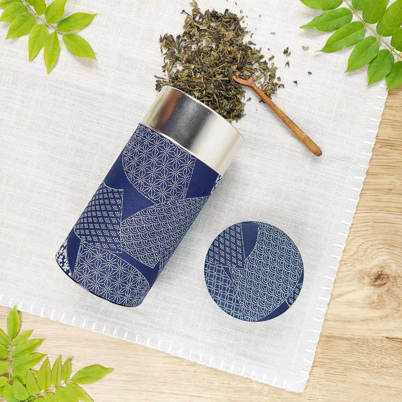Japanische Teedose Patchwork
