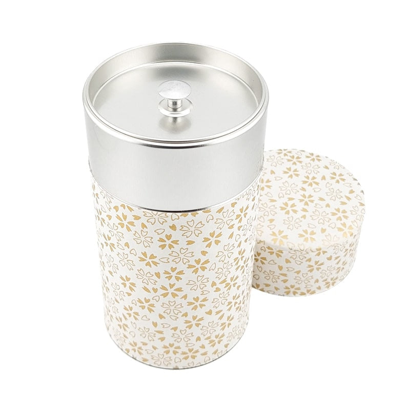 Japanische Teedose - Sakura Gold