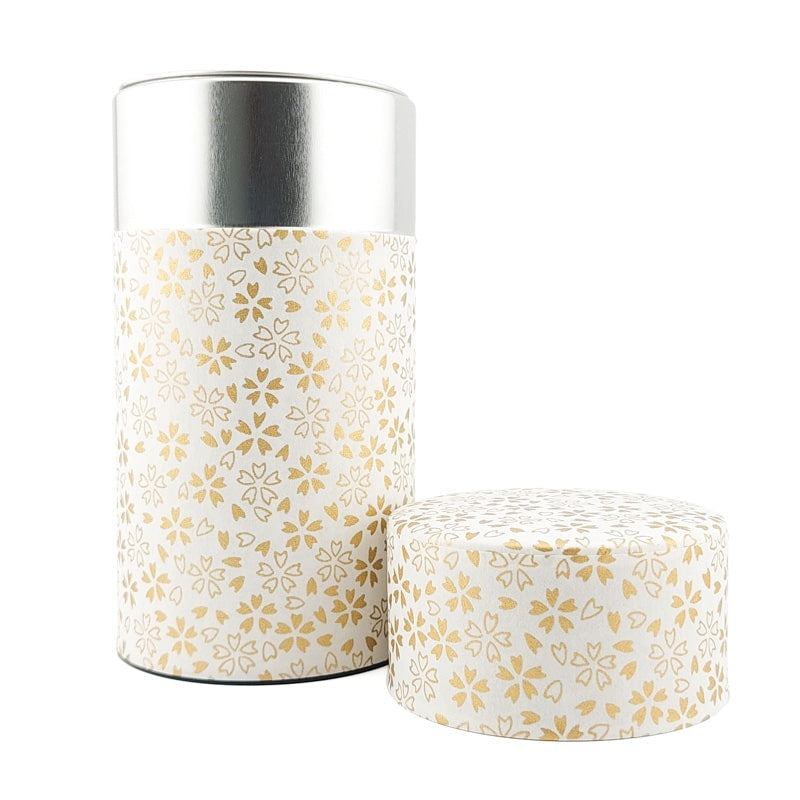 Japanische Teedose - Sakura Gold
