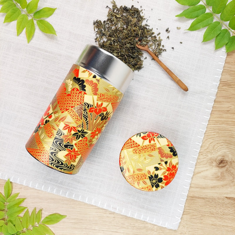 Japanische Teedose Washi Hana