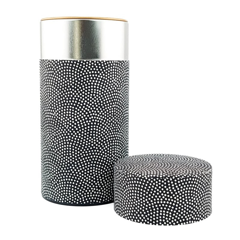 Japanische Teedose - Washi Same Komon