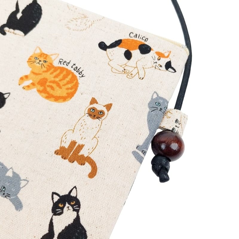 Japanische Umhängetasche - Katzen