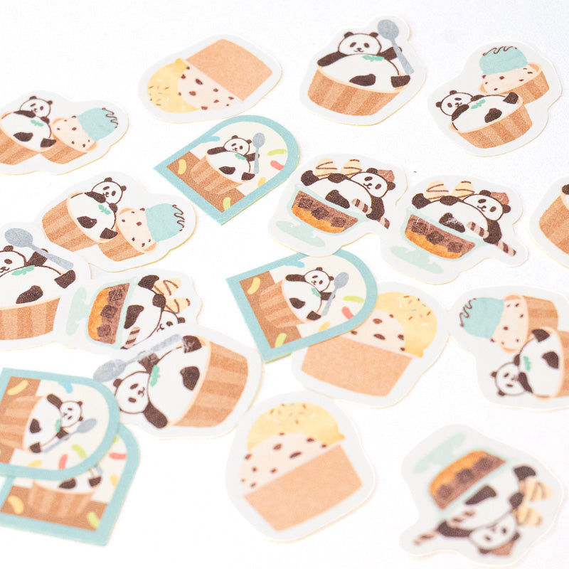 Japanische Washi-Sticker - Panda