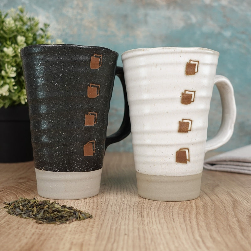 Japanischer Becher Groß - Weiß