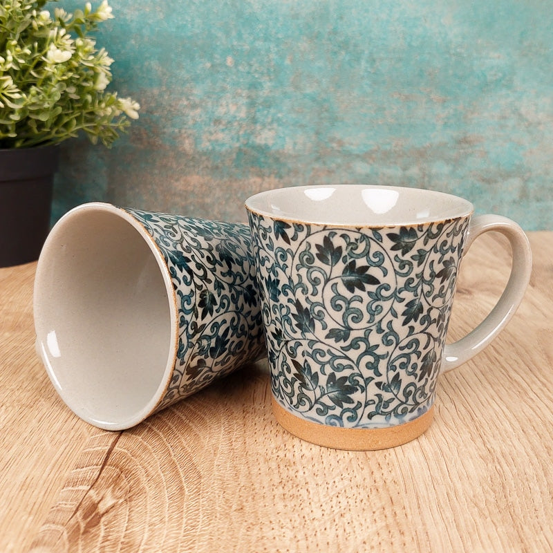 Japanischer Becher Keramik Blau