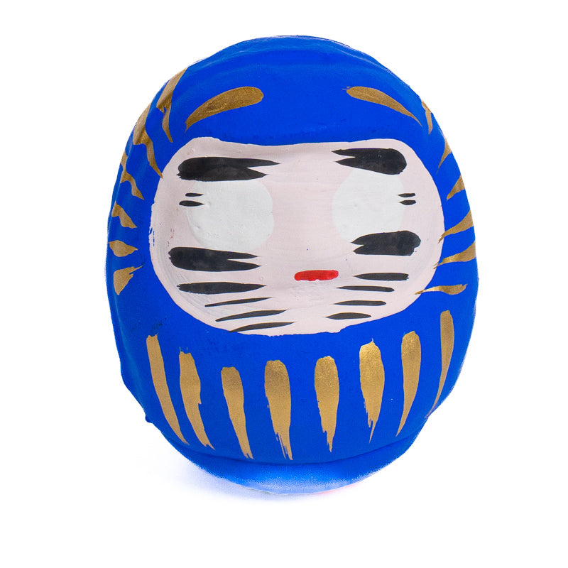 Japanischer Daruma 6 cm - Verschiedene Farben Blau