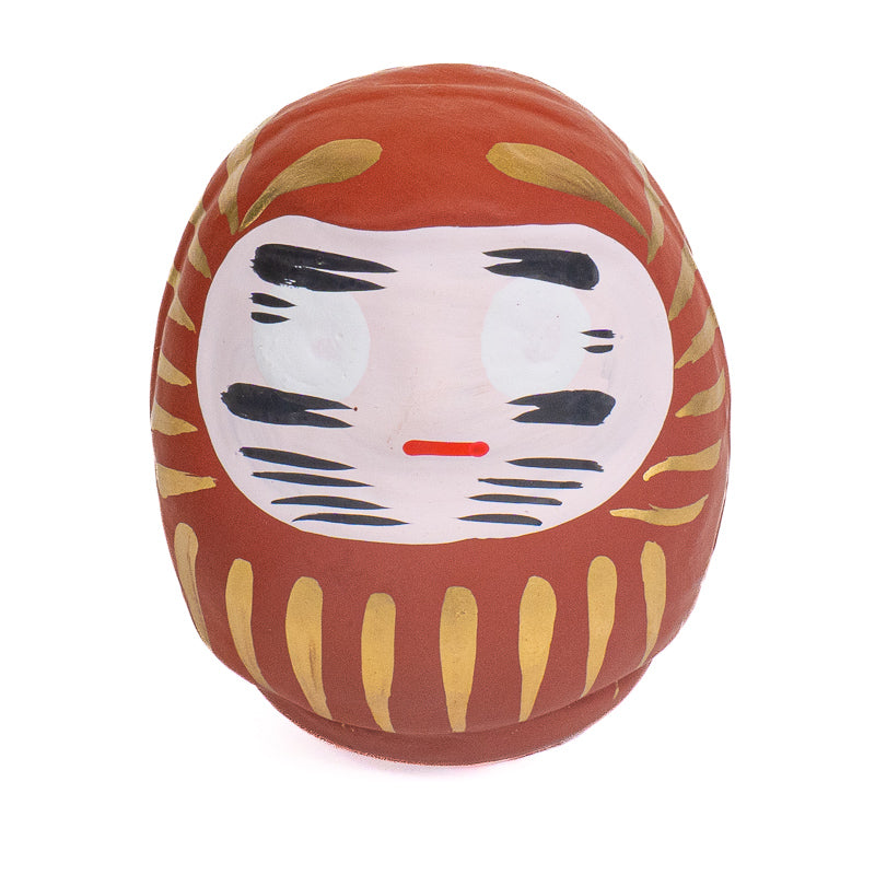 Japanischer Daruma 6 cm - Verschiedene Farben Braun