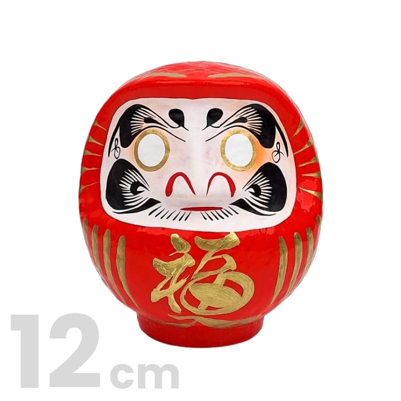 Japanischer Daruma – Rot (9 bis 15 cm) 12 cm