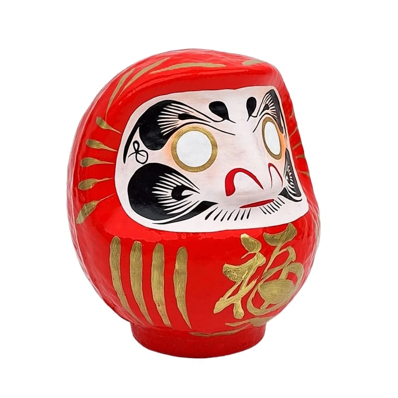 Japanischer Daruma – Rot (9 bis 15 cm)