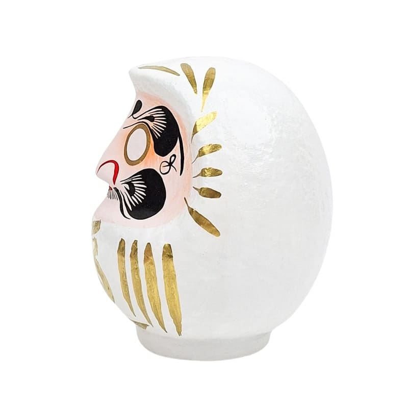 Japanischer Daruma – Weiß (9 bis 15 cm)