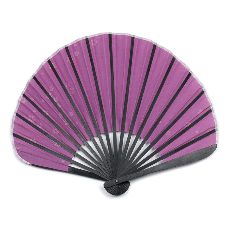 Japanischer Fächer Sakura Violett