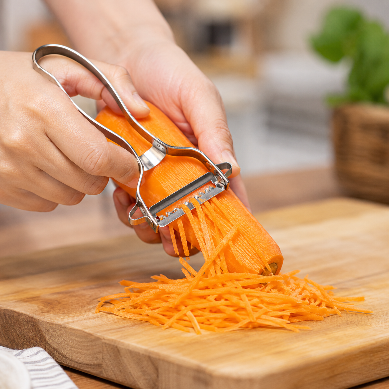 Japanischer Julienne-Schäler aus Edelstahl 5 mm