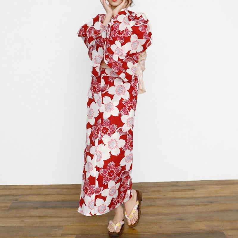 Japanischer Kimono Frauen - Kirschbaum