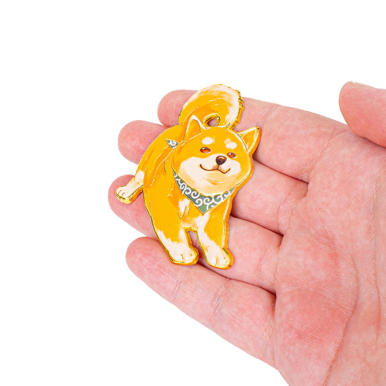 Japanischer Metallmagnet Shiba Inu