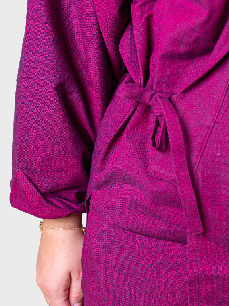 Japanischer Samue-Pyjama Damen – Fuchsia
