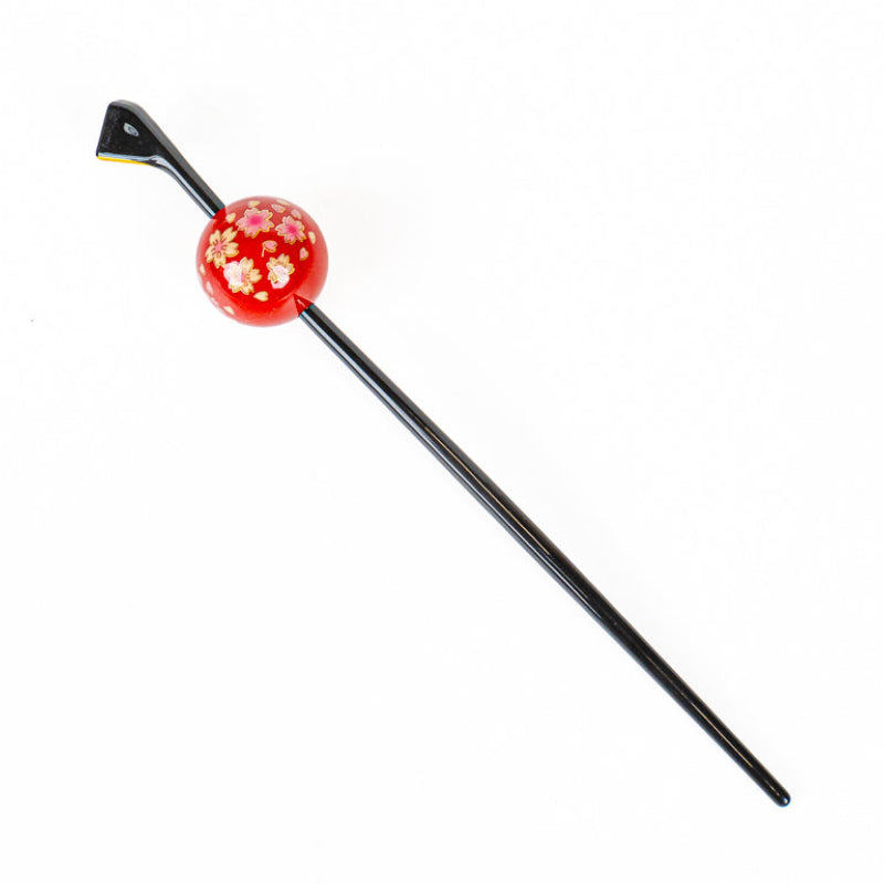 Japanischer Tama Kanzashi Ukidama Rot