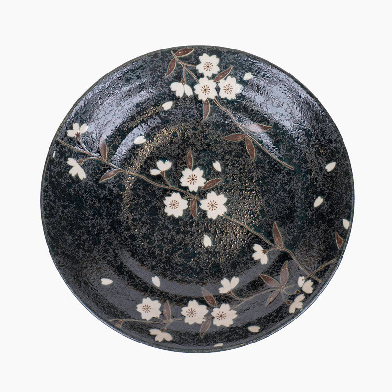 Japanischer Tiefer Teller – Kuro Sakura