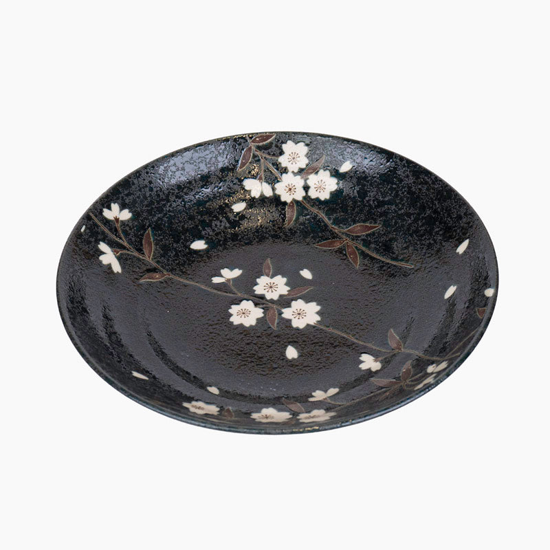 Japanischer Tiefer Teller – Kuro Sakura
