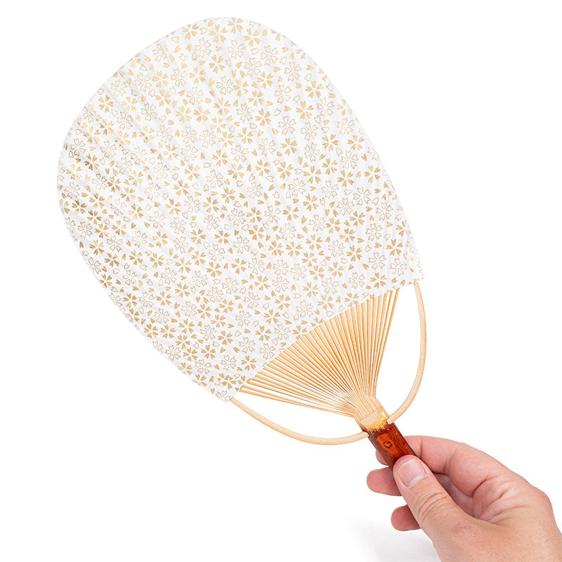 Japanischer Uchiwa-Washi-Fächer „Sakura“