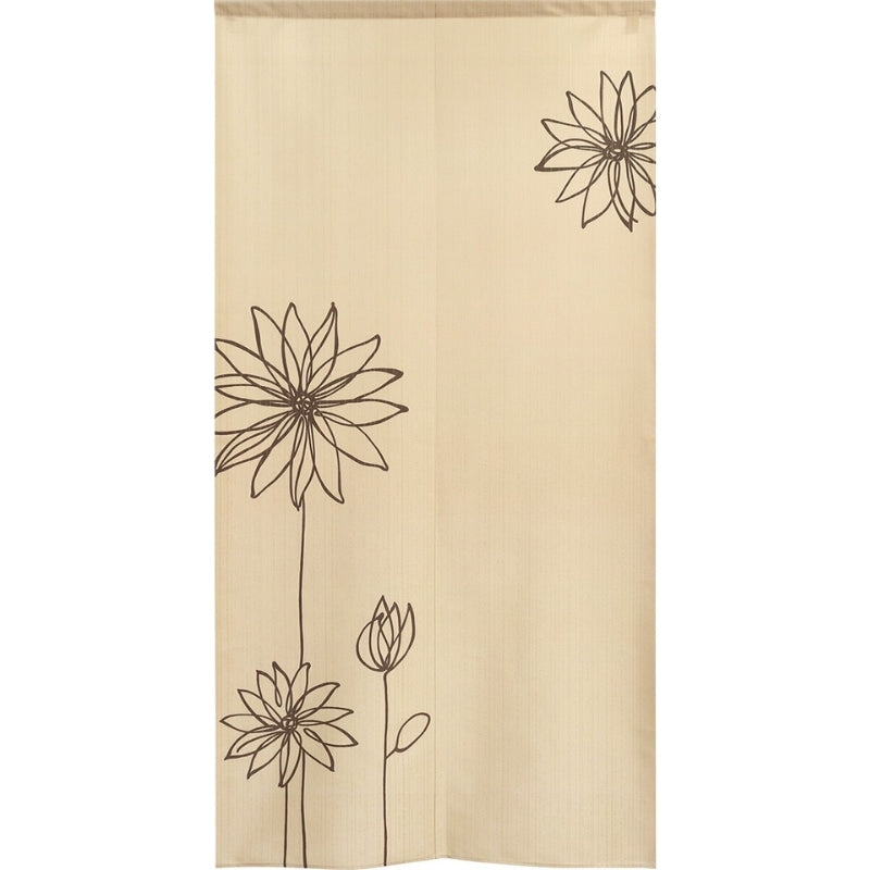 Japanischer Vorhang Noren - Blume