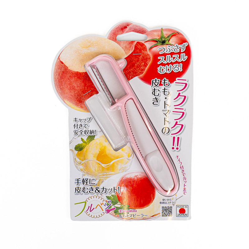 Japanischer Wellenschliff-Schäler für Pfirsiche und Tomaten