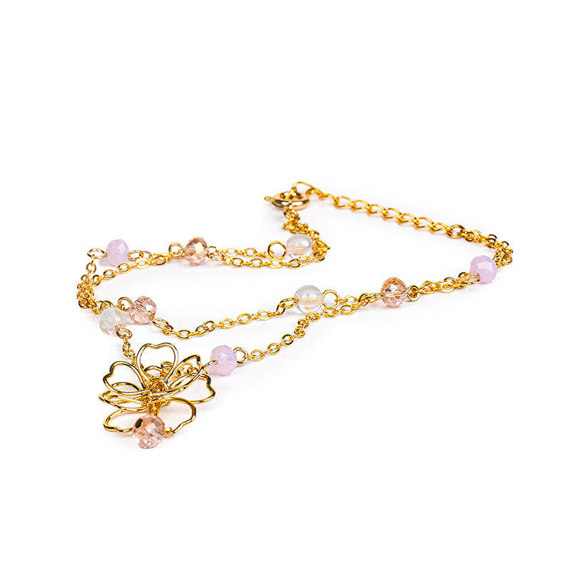 Japanisches Armband - Doppelte Kette Sakura