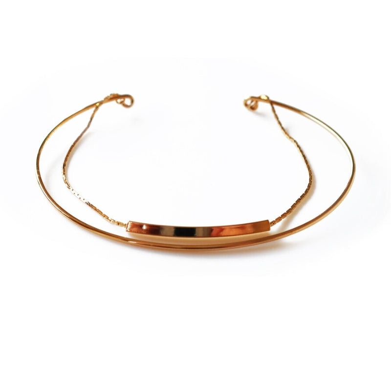 Japanisches Armband Vergoldet Bar