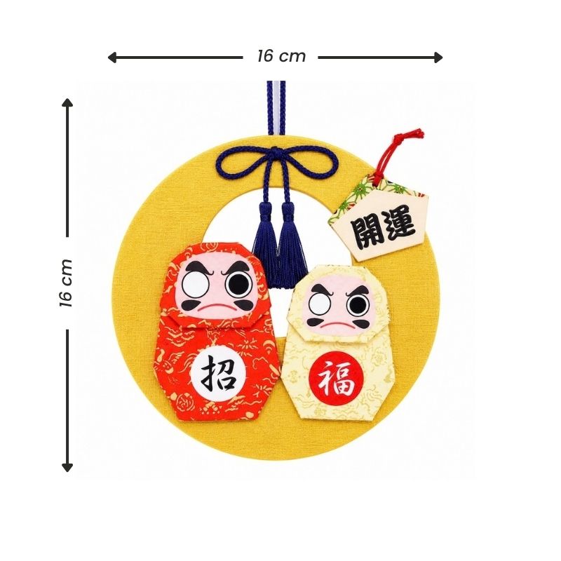 Japanisches Bastelset für Hängedeko - Daruma