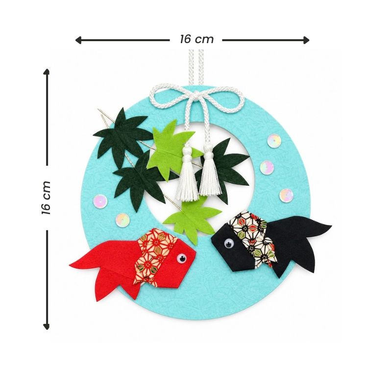 Japanisches Bastelset für Hängedeko - Fische