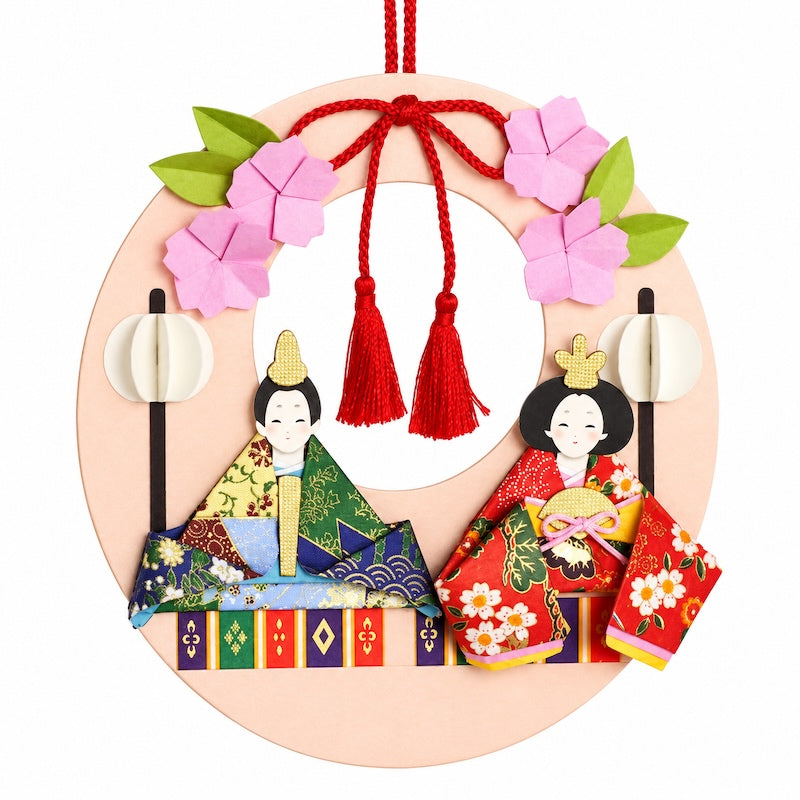 Japanisches Bastelset für Hängedeko - Hina Matsuri