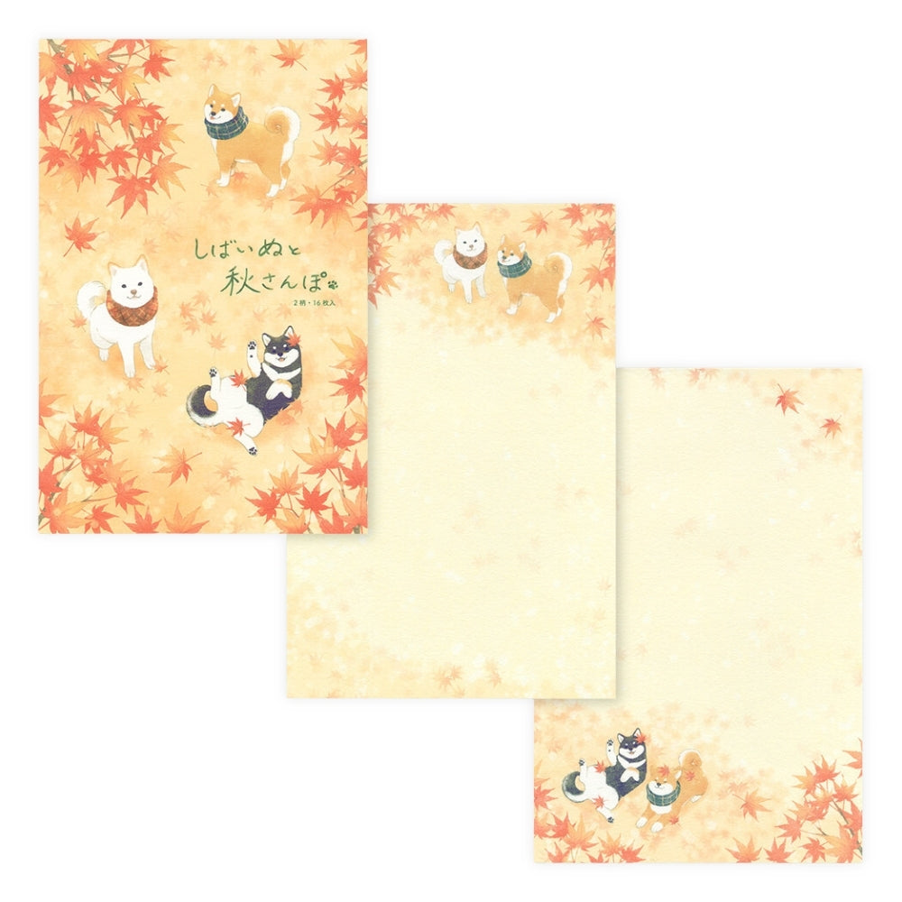 Japanisches Briefpapier - Shiba & Momiji