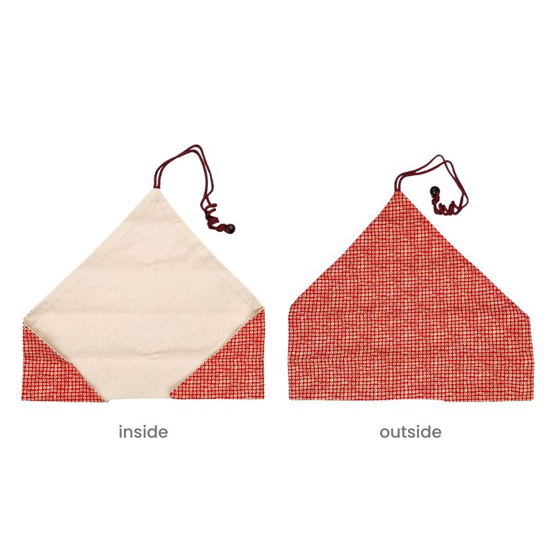 Japanisches Essstäbchen-Etui - Kanoko Rot