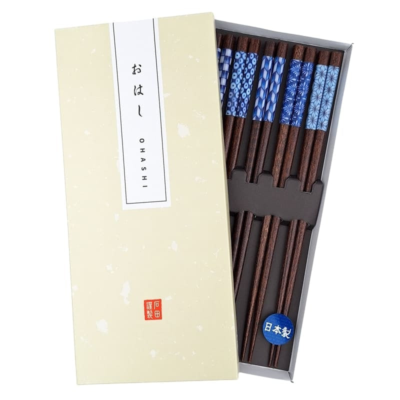 Japanisches Essstäbchen-Set Aizome