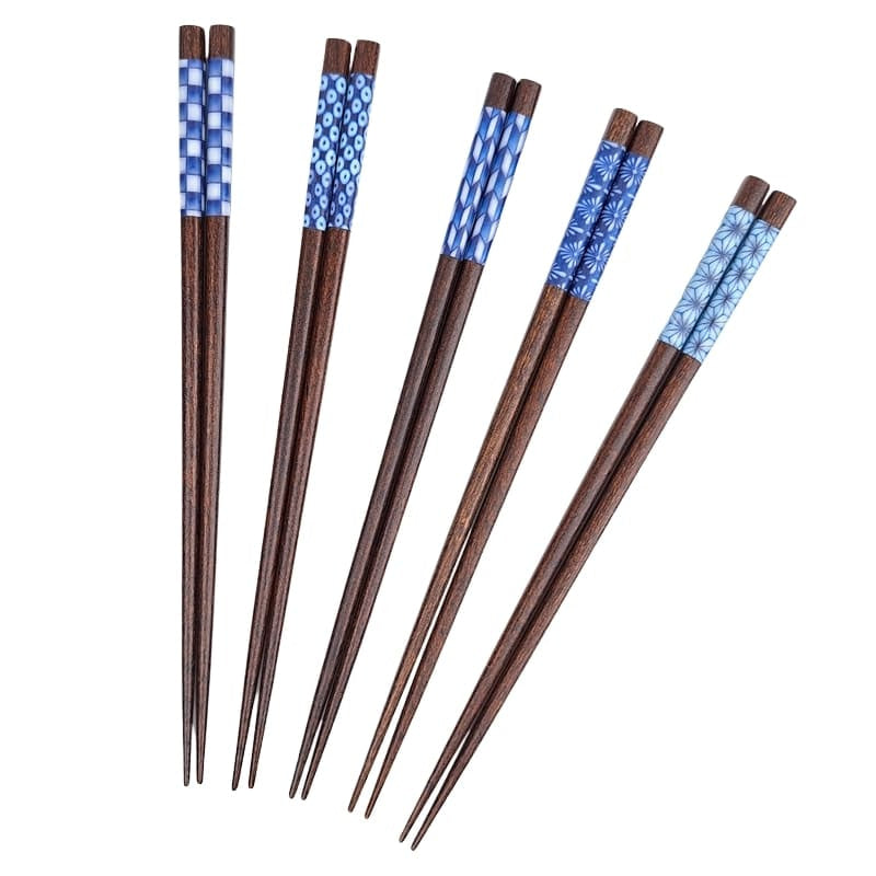 Japanisches Essstäbchen-Set Aizome