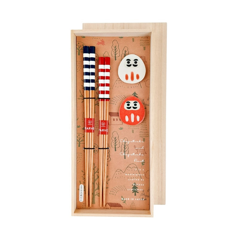 Japanisches Essstäbchen Set - Daruma