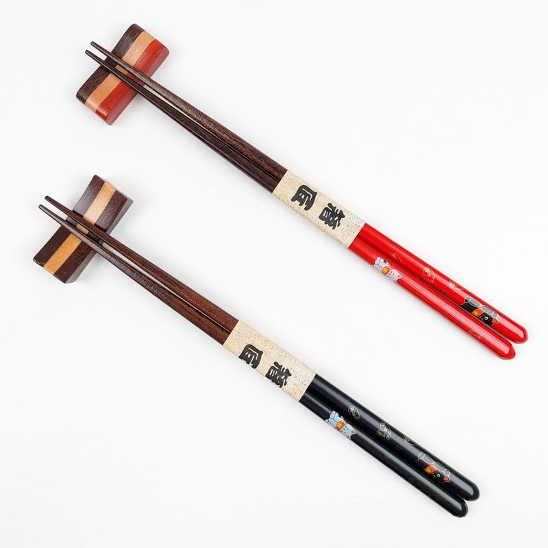 Japanisches Essstäbchen-Set Good Luck